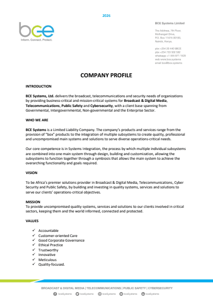 Somalia company profile cover
